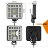 69W 23 LED Arbeit Licht Flutlichtstrahl Bar Auto Off-Road Fahren Lichter IP67 Nebel Lampen Für Lkw 4X4 4WD Auto SUV ATV