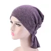 ボーネイヘッドスカーフボンネットラインストーンハイジャブターバンキラキラ女性ヘッドラップイスラム教徒の帽子イスラム帽子衣料衣料Chemo Hat