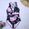 Sexy badpak vrouwelijke backless bodysuit braziliaanse monokini badmode vrouwen badpak zwemmen strand slijtage 210604