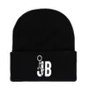 Låt oss gå Brandon svart stickad hatt vinter varma bokstäver tryckta mode virka hattar sportcykleringar unisex beanie skalle kepsar ccb11984