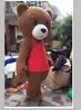 Venda de fábrica Hot Tedy traje adulto peluche urso de pelúcia mascote traje