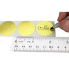 1 tum matt guldhäftande klistermärken Etiketter runt färgkodningsprickar prägling klistermärke lim etikett 500 per roll 1221413