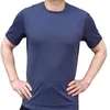 Peso medio 180gsm Mens 100% Merino T Shirt T-shirt Merino Manica corta, Mens Merino Lana Bort Sleeve Baselayer, 7 colori, American Fit 210726