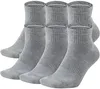 Highest quality men's training socks sports socks 100% cotton thick white grey black stockings combination