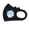 designer face mask printed children mask dustproof breathable cartoon kids ice silk masks wholesale