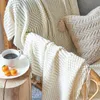 Одеяла вязаное одеяло бросить на диван-кровать Крышка Крышка Корпоративная супер мягкая коляска обертка младенческая пелена