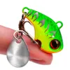 6 g / 15 g / 28g Metal Mini Vib z łyżką Hook Hook Fishing Lure Pin Woblery Crank Bait Vibration Spinner Tocking Tackle