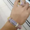 Orecchini Collana GODKI Lusso Set di anelli del braccialetto africano Moda Dubai Gioielli da sposa per le donne Brincos da sposa Para As Mulheres 2021