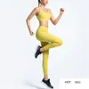 Melody Sport Set Summer Gym Womens Outfits Yoga Actieve Wear Kleding voor Trainingspak Naadloze Bum Lift Sportsuit