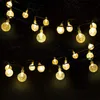 20/50 LED sfera di cristallo 5M/10M lampada solare di alimentazione LED luci leggiadramente della stringa Solars ghirlande giardino decorazioni di Natale per esterni