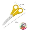 Wholesale Plastic kids safety scissors DIY scale ruler scissor child stationery office student shears