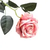 Ghirlande di fiori decorativi 1Pc Fiore di rosa artificiale Unfading Lint Realistico Miniascape Wedding Party Home El Office Bonsai Decor