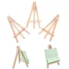 8x15cm Natural Wooden Mini Tripod Easel Wedding Decoration Painting Small Holder Menu Board Accessoriy Stand Display Holders CCF8827
