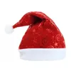 부드러운 봉제 크리스마스 산타 모자 겨울 따뜻한 크리스마스 고급 봉제 성인 모자 짙어지는 크리스마스 장식 장식 GYQ