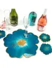 Mats Pads 4PCS / Set Flower Silicone Forms Resin Casting Mat Mold DIY gör verktyg 91AD