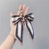 Högkvalitativ handvävd båge isbildning Silke Scarf Keychain Fashion Scarves Key Holder Ribbon Bowknot Exquisite Keychains G1019