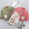 Parka per bambini Giacca invernale per ragazza Ragazzi top Coat Bambini Caldo velluto spesso con cappuccio Cappotti per bambini Capispalla causale 211027