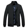 Men's Jackets 2022 Mens And Coats Stand Collar Zipper Male Outerwear Men Jacket Black Clothing Big Size 4XL