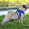 Hundhalsar Leases Waistcoat Model Dog Harness Leash Set Breattable Mesh Strap Vest Collar Rep Pet Supplies