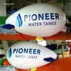 4m Length Advertising PVC Helium Inflatable Floating Airship Flying Blimp Model Balloon For Outdoor Parade Event