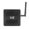 TOX1 AMLOGIC S905X3スマートなアンドロイド9.0テレビボックス4GB RAM 32GB ROM 2.4G 5G WiFi BT 1000M LAN H.265