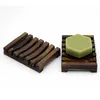 Natural Wooden Bamboo Soap Dishes Tray Holder Storage Soaps Rack Plate Box Container for Bath Shower Bathroom by sea LLA647