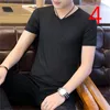 Men's short-sleeved t-shirt with collar summer compassionate Korean version of cotton slim 210420