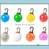 Dog Tag,Id Card Supplies Pet Home & Garden Led Flashlight Cat Collar Glowing Pendant Night Safety Leads Necklace Luminous Bright Decoration