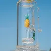 Unico bong ananas a forma di narghilè soffione doccia Perc tubo dell'acqua 14mm giunto femmina con ciotola di vetro Dab Rig