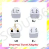 UK /US /EU /AU Convertidor de enchufe de viaje Adaptador de corriente universal BUENO