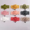 Bloem Baby Hoofdband voor Meisjes Wide Turban Kids Herfst Ademend Ijs Stof Hoofd Wrap Kinderen Haarbanden Haaraccessoires