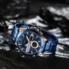 カレン二重ディスプレイ男性の腕時計腕時計高級ブランドビッグダイヤルウォッチメンズ防水男性腕時計Relogio Masculino 210527