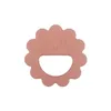 Silikon Baby Teethers Flower Shaped Toddler Soothers Teether Ring Tanding Toys