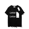 Camisetas de hombre Diseñador Moda Hombre camisetas Mujer Casual Summer Rainbow Tees Hip Hop Letter Print T-shirt Parejas de alta calidad Tops transpirables RF1C