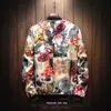 6 Stil Mode Spring Print Casual Jacket Mens Japanska Streetwear Designer Kläder Plus Asiatisk Storlek M-XXXL 4XL 5XL 210928