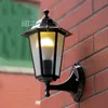 Lampada da parete europea LED Villa impermeabile da esterno giardino lanterna luce Decor Hall Cafe Corridoio Loft Bar regalo nero/bronzo