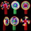 ミニスモールファンカラフルなライト実用的な輝くおもちゃ風車の子供向け玩具カラーランダム8045938