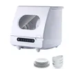 Dish Washer Mini Countertop Dishwasher Household Automatic Installation-Free Dish Washing Machine Cleaning/Disinfection/Storage