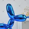 Resin Animal Art Sculpture Resin Ballonnen Craftwork Resin Ballonnen Dog Statue Shiny Simulation Dogs Home Decoratie Accessoires MO5647193