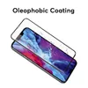 10d Protetor de tela de cola completa Vidro temperado transparente para iPhone 14 Pro Max 14Pro 12 mini 11 12Pro 11pro 7 8 6 Plus