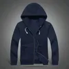 2021 Mens jacket zipper Hoodies Sweatshirts autumn winter solid casual outdoor hoodie