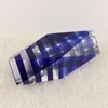 Collegamento, catena 15 * 7,5 cm Vaso di cristallo Colore nero / blu per la decorazione domestica