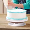 Cake Draaischijf Bakken Gereedschap Spatel Plastic Handleiding Roterende Non-Slip Ronde Stand Decoratie Keuken Accessori Gebak