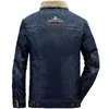 M-6xl男性のジャケットとコートブランドの服デニムジャケットファッションメンズジーンズジャケット厚い冬の外装オスのカウボーイYF055 210927