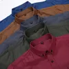 5 Color Summer Short Sleeve Shirt Men Loose Casual Classic Plaid Business Plus Size Shirts Male Brand Clothes 6XL 7XL 8XL 10XL 210708