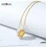 Sipengjel Fashion Cubic Zircon Pearl Texalace Gold Mell Round Round Pendnat Callaks для женских ювелирных изделий 2021