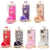 Bling luxo Diamond Fur Ball Ball Frasco Casos para LG K51 Stylo 6 5 4 Moto G Stylus Mulheres Rhinestone Diamonds Aristo5 K31 K40 Capa