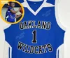 # 1 Damian Lillard Throwback High School Basketball Jersey Oakland Wildcats Personalizado Retro Deportes Bordado Cosido Personaliza cualquier nombre y