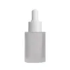 30 ml Glas-Parfümflaschen für ätherische Öle, flüssiges Reagenz, Pipette, Tropfflasche, flache Schulter, zylindrische Flasche