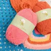 1 pc dzianiny kolorowe skein 50g bawełna bawełna supersoft bambusa szydełka mleko mieszane dziewiarskie babycare przędza partia 4 wysokie rzemiosło wełniane y211129